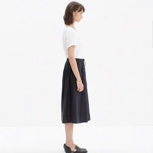 Madewell sunset silk skirt